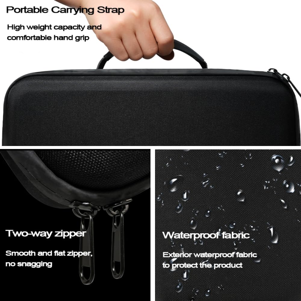 Étui de voyage pour DJI RS 4 Mini sac de rangement portable, étui de transport rigide, housse de protection antichoc avec bandoulière pour stabilisateur de cardan RS 4 Mini, Noir , Étui de transport