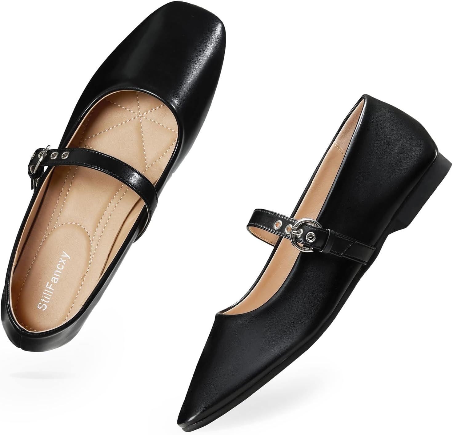 Leopard Flats for Women Mesh Ballet Flats Mary Jane Animal Print Shoes Slip On Casual Breathable Ballerina Flats - Image 6