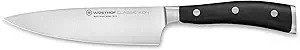 WUSTHOF Classic IKON 6" Chef's Knife, Black