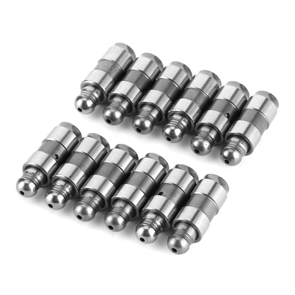 Punterie Valvole Motore, Set 12 Punterie Idrauliche Compatibile con Dodge Avenger Challenger, Ricambio 5184332AA per Sistema Distribuzione e Azionamento Valvole del Motore