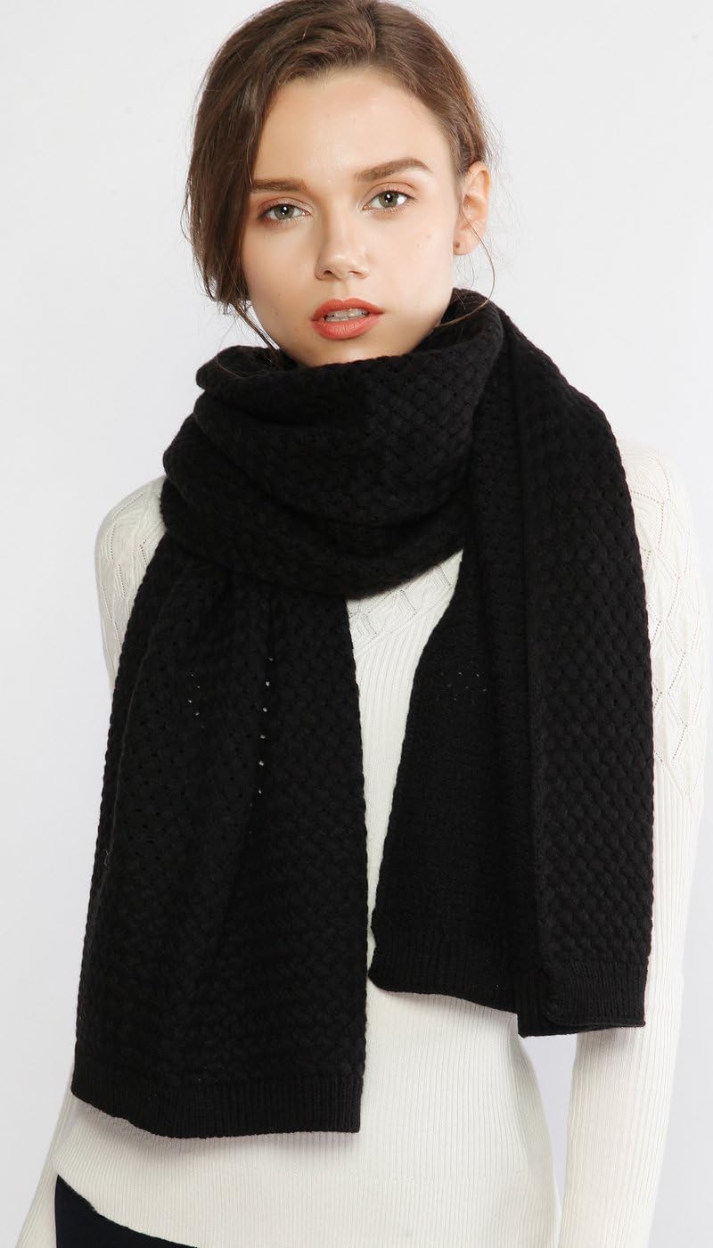 RIIQIICHY Winter Scarfs for Women Cold Weather Chunky Knit Scarf Warm Thick Scarf Long Large Oversized Scarves - Image 4