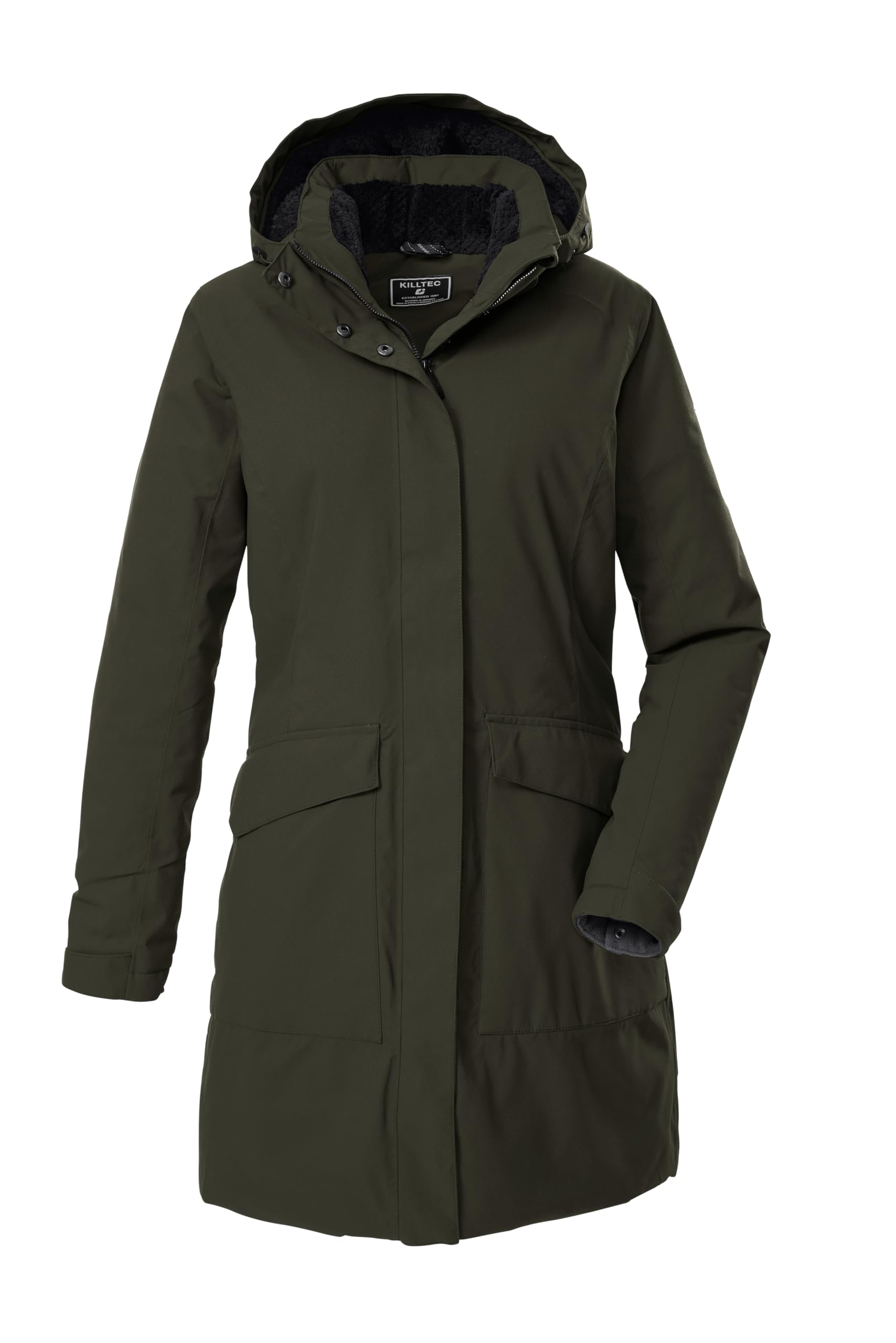 Killtec Damen Kow 18 Wmn Prk Funktionsparka/Parka wasserdicht mit abzippbarer Kapuze