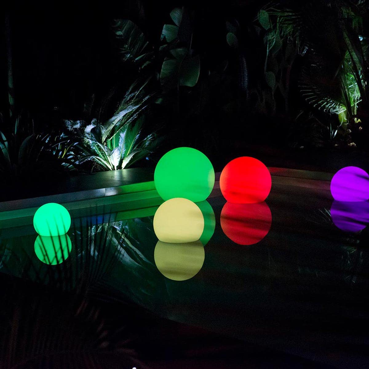 Sfera luminosa senza fili galleggiante a LED D30CM BOBBY C30
