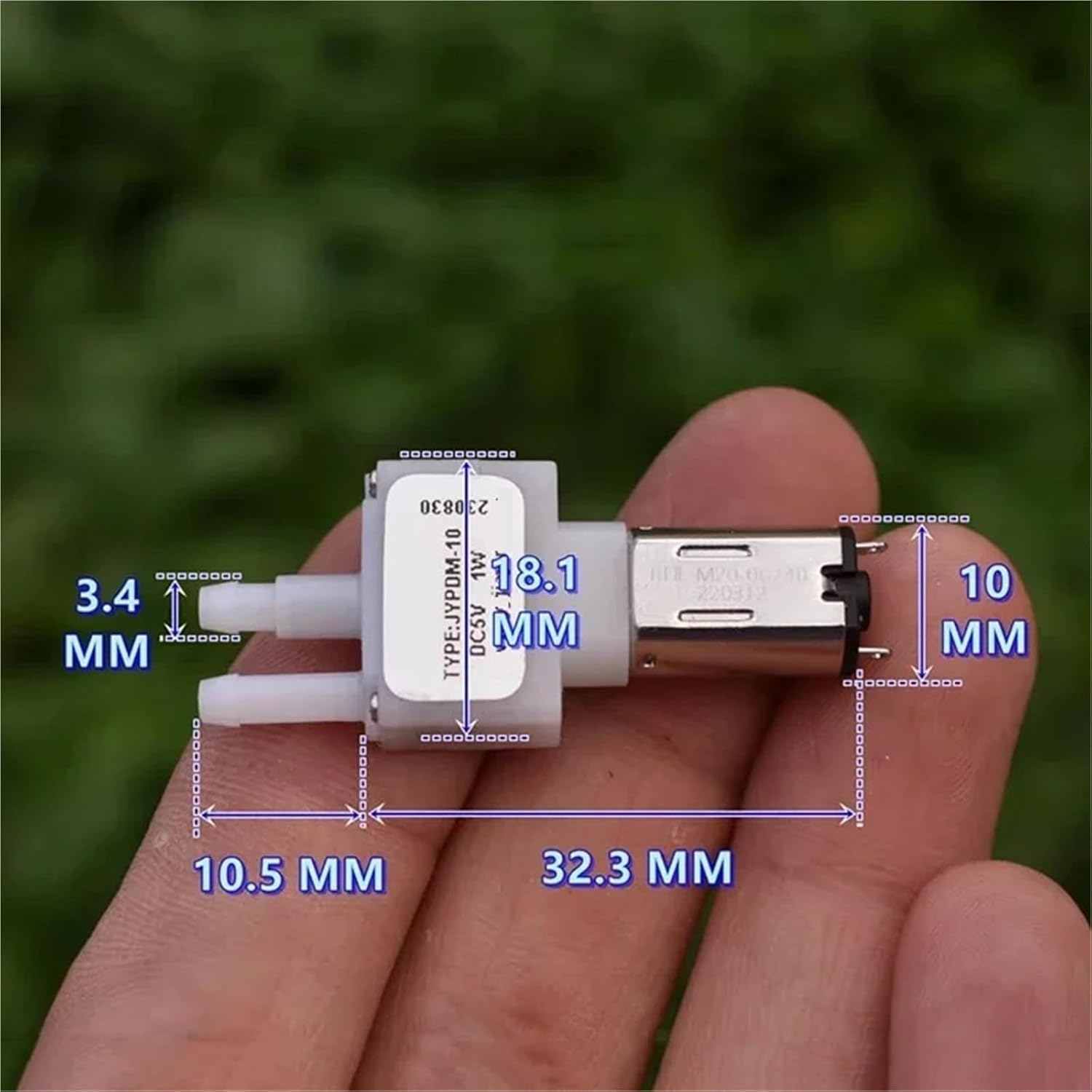 JYPDM-10 M20 Diaphragm Self-priming Suction Water Pump DC 5V/6V Mini Liquid Pump For DIY Home Sweeper Robot 1Pcs