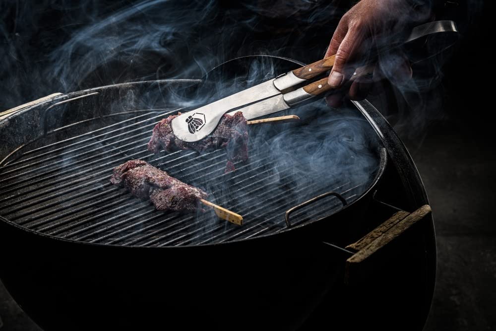 Laguiole Style de Vie Grillzubehör Set Luxury Line, 2-teilig, Olivenholz
