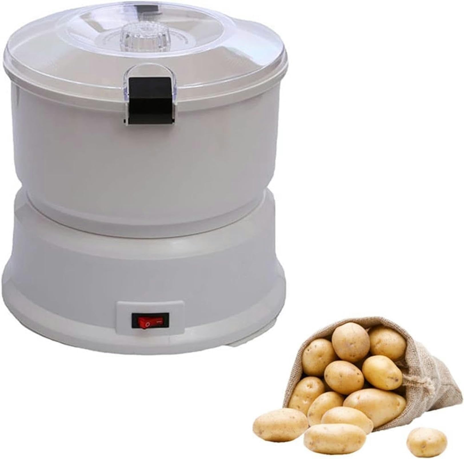 Pelador de patatas eléctrico, pelador automático de patatas, deshidratador de verduras, máquina giratoria para ensaladas, herramienta peladora de cocina