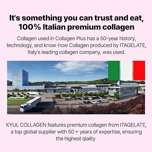 Miniatura 7 de LEMONA Official Kyul Collagen Plus, polvo de péptidos de colágeno marino coreano vital, 1000 mg para mujeres con vitamina C para el crecimiento del