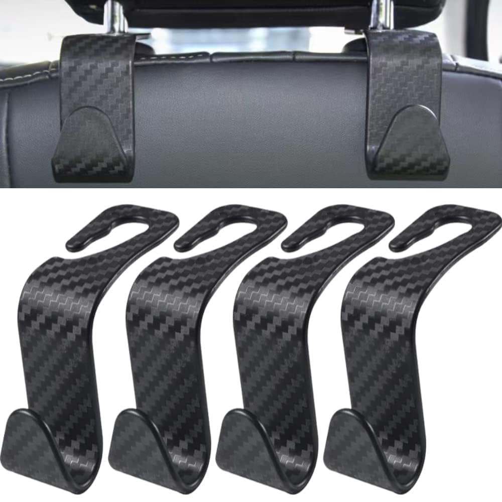 YIPINJIA Car Seat Hanger for Suzuki Forenza Kizashi Reno Verona Grand Vitara 2000-2023 2024,Auto Headrest Clothes Coat Rack,Anti-Slip Jacket Suit Organiser Business Travel Gear