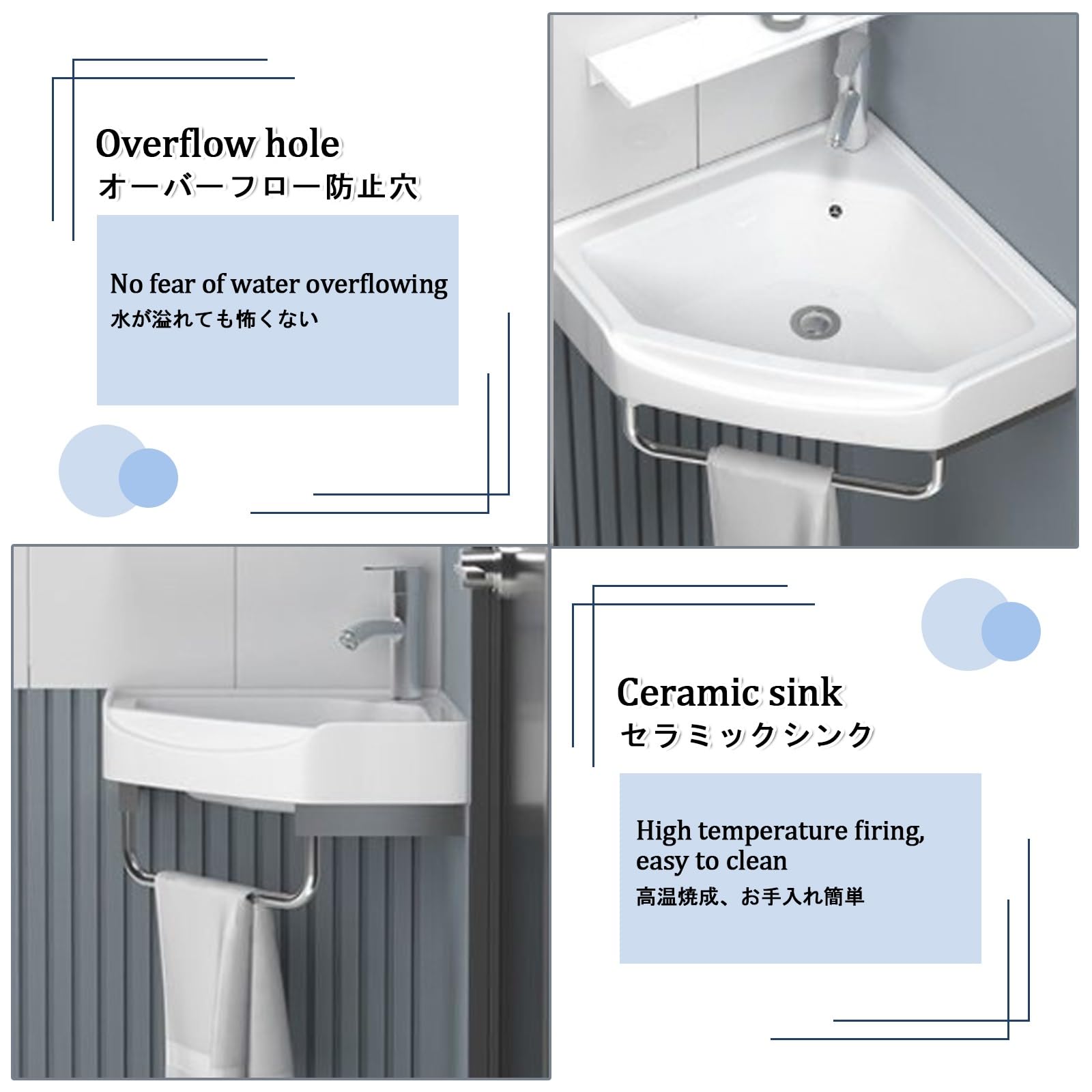 Kleines Eckwaschbecken Zur Wandmontage Dreieckiges Wandwaschbecken Handwaschbecken Klein Gäste Wc Keramik Eckwaschbecken Waschbecken Wandmontage Mit Überlauf Für Kleine Garderobe,Badezimmer