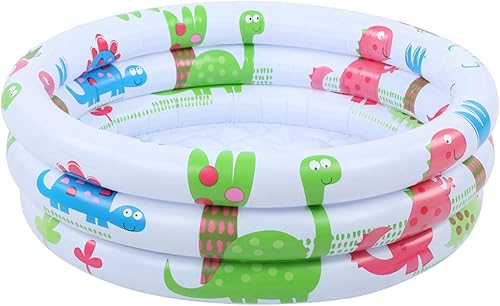 Sazao Piscina anular para niños, piscina inflable para bebés, redonda, PVC, 23.6 in, ocupación de 2-3, bebé, niño pequeño, niño pequeño