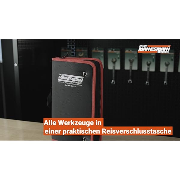 BrÃ¼der Mannesmann VDE Schraubendreher und Zangen-Satz, mit Nylon-Tasche, 14-teilig | M11214 – Bild 4