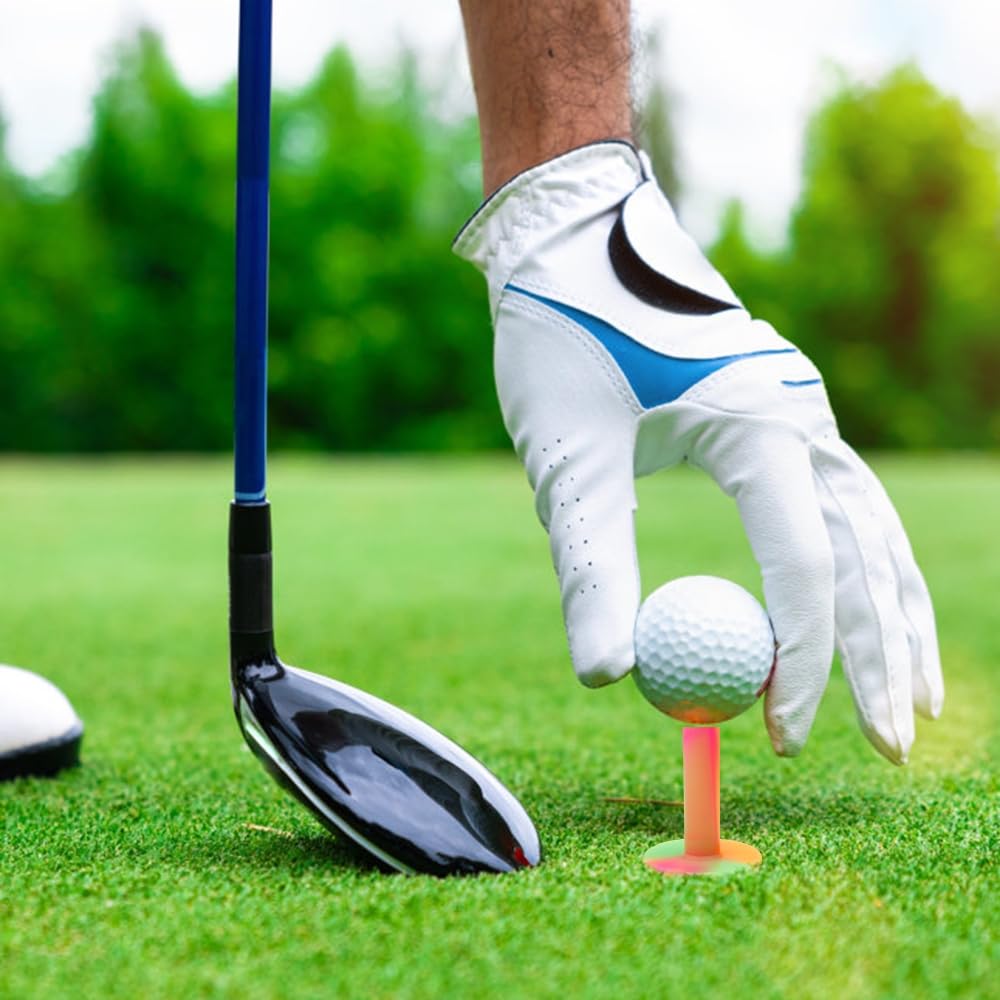 MiOYOOW 10 szt. gumowych koszulek golfowych, koszulki treningowe do golfa, gumowe koszulki do golfa, wewnątrz, na zewnątrz, na dziedziniec, trening treningowy