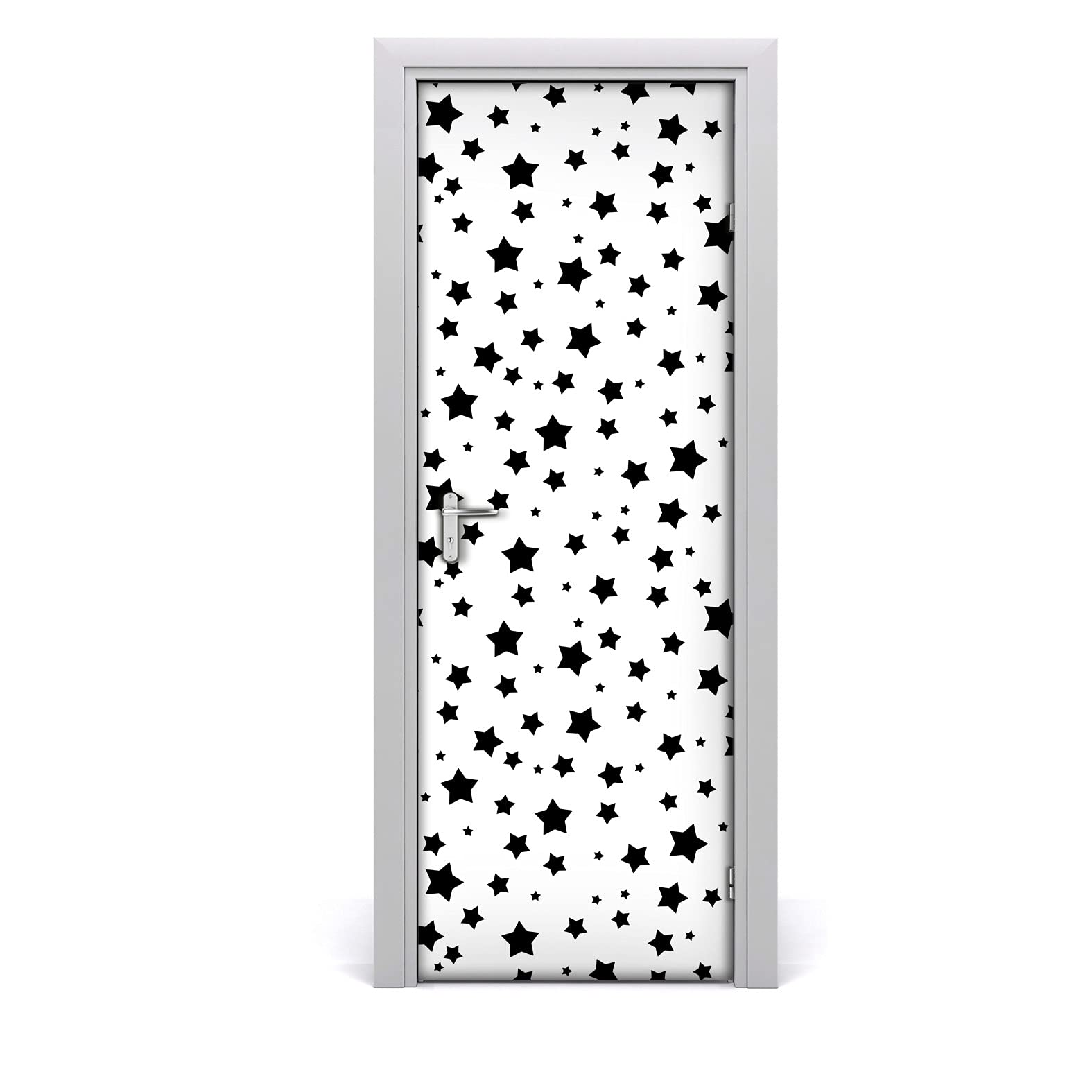Imperméable pour la porte 85x200cm sticker adhésif motif étoiles