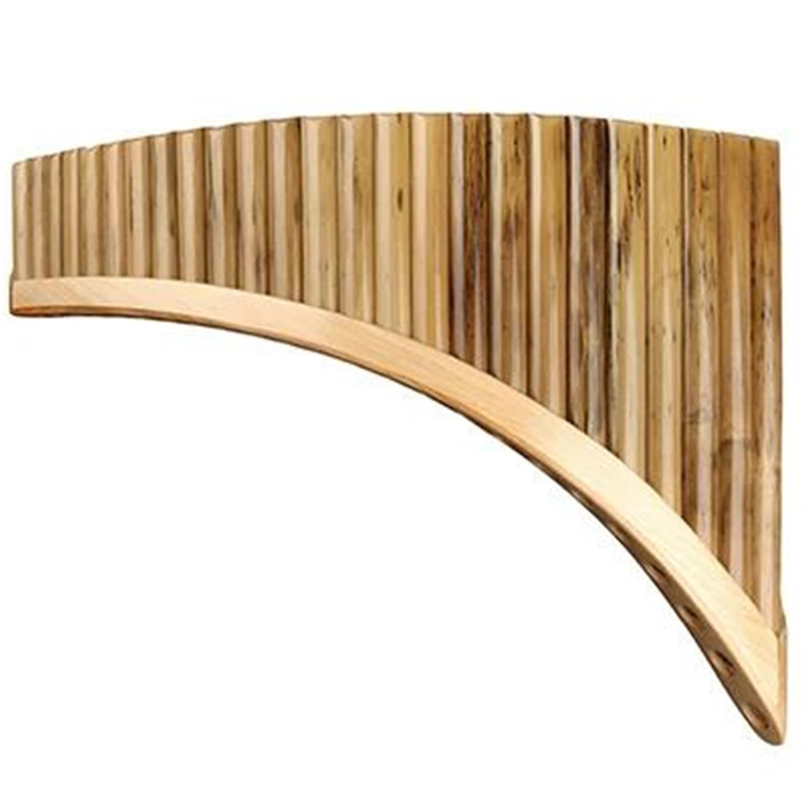 Les Mélomanes Flûte De Pan Flûte De Pan Faite À La Main 25 Tuyaux Clé De Sol Pour Les Amateurs De Musique Performance Professionnelle(LEFT SMALL)