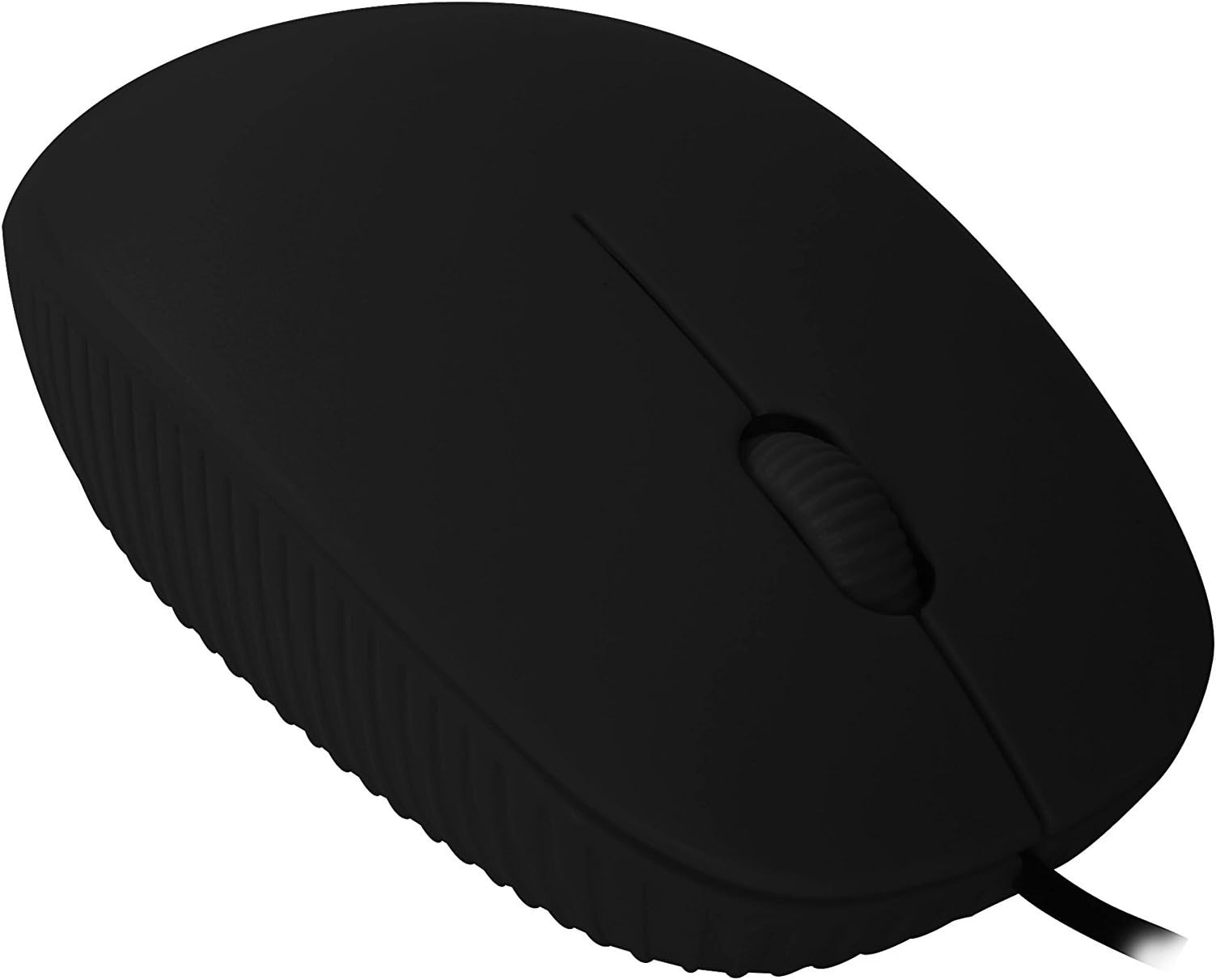 Dr Earthy Computer Mouse High Precision Optical Wired Mouse For Laptops PC And Mac Computers / With Scrolling Wheel / Back and Forward Side Buttons / 3 Adjustable DPI Levels Up To 1600 DPI Wired Black