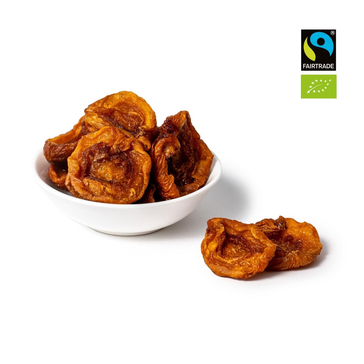 PAKKA - Albicocche selvatiche biologiche equosolidali essiccate, Raccolte da piccoli agricoltori di Samarcanda, Uzbekistan, Vegane, Confezione famiglia (Variante 2 : 1 kg)