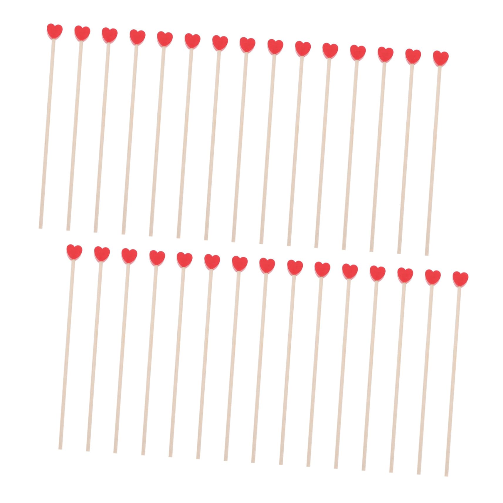 UTHCLO 100Pcs Long Sticks for Mixing Honey Syrup Jam More Comfortable Grip Space Saving Design for Parties Everyday Use