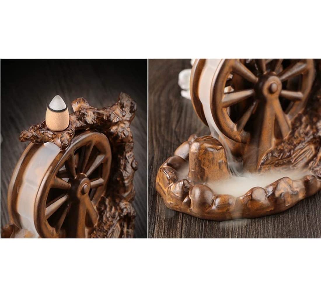 Palnik Na Kadzidełka Kreatywny Ceramiczny Uchwyt Kadzidła Z Kadzidełkiem Z Przepływem Zwrotnym Kadzielnica Kadzielnica Home Decor Odwrócony Palnik Kadzidła Pokoju Medytacyjnego Salonu