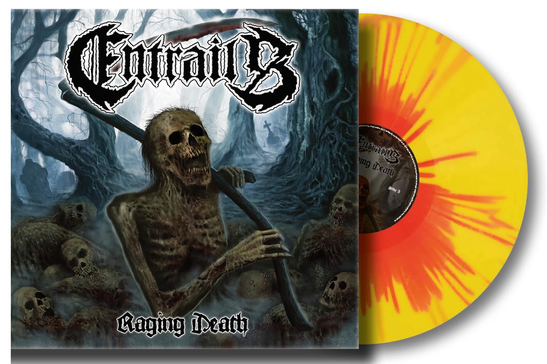 Raging Death Sunburst Yellow/red Vinyl
