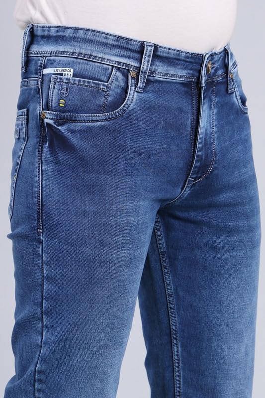Image of LARA Men's Regular Fit Denim Jeans | Durable Fabric | 2534