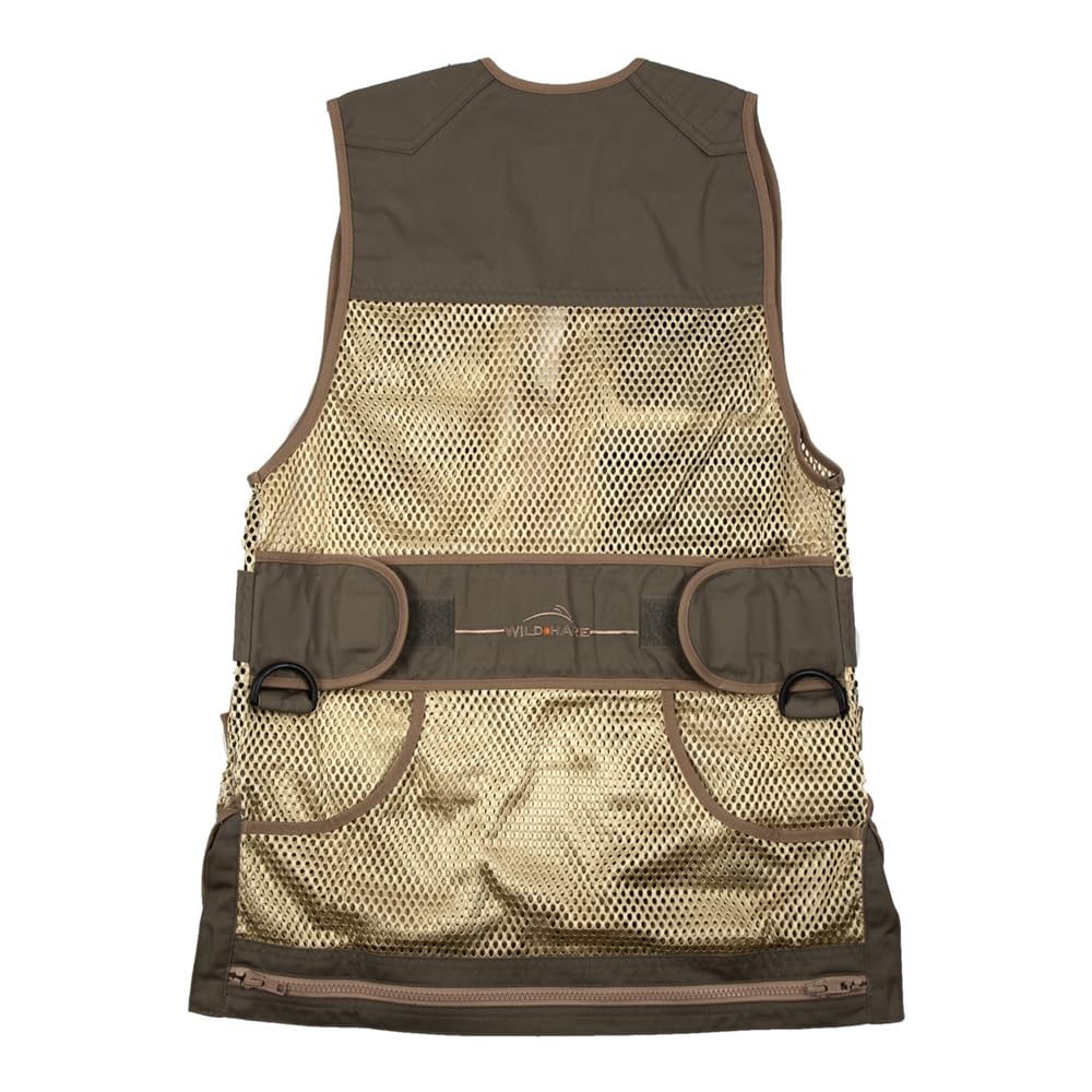 Wild Hare Heatwave mesh vest, Sage/Khaki, LH, YL