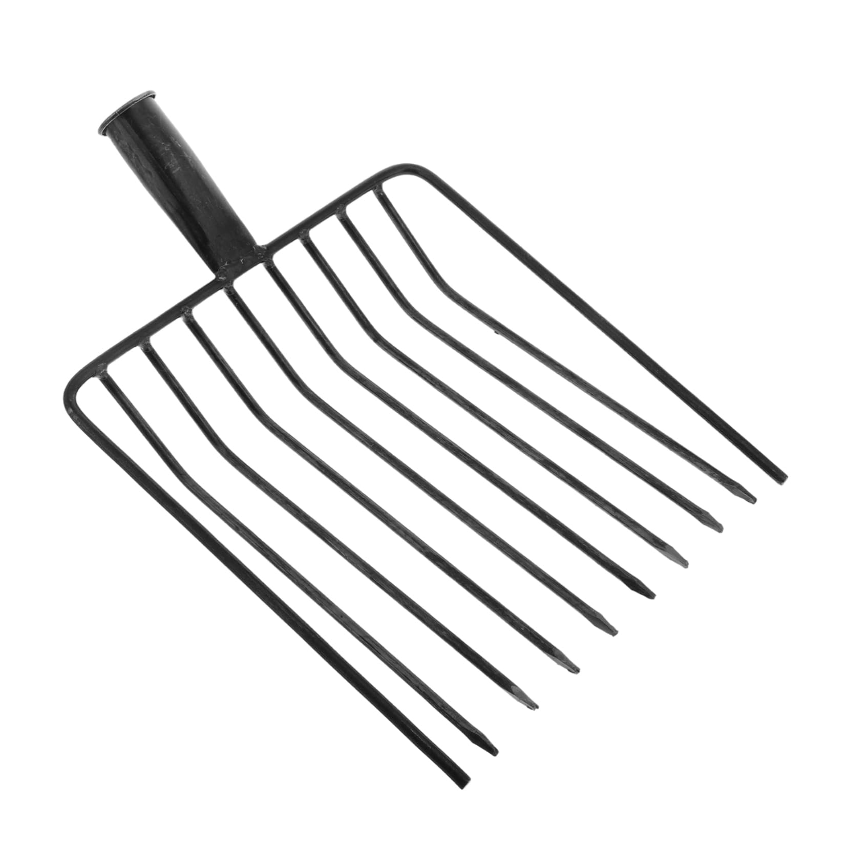 IWOWHERO Steel Construction Garden Fork Head Easy to Suitable for Enhanced Gardening Efficiency