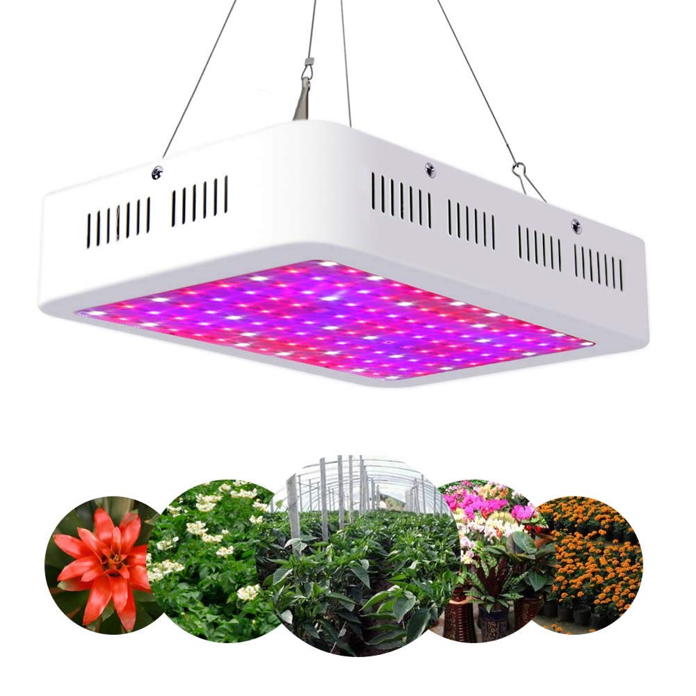 1200W LED lampe pour plante, panneau de croissance à spectre complet réglable pour les plantes d'intérieur