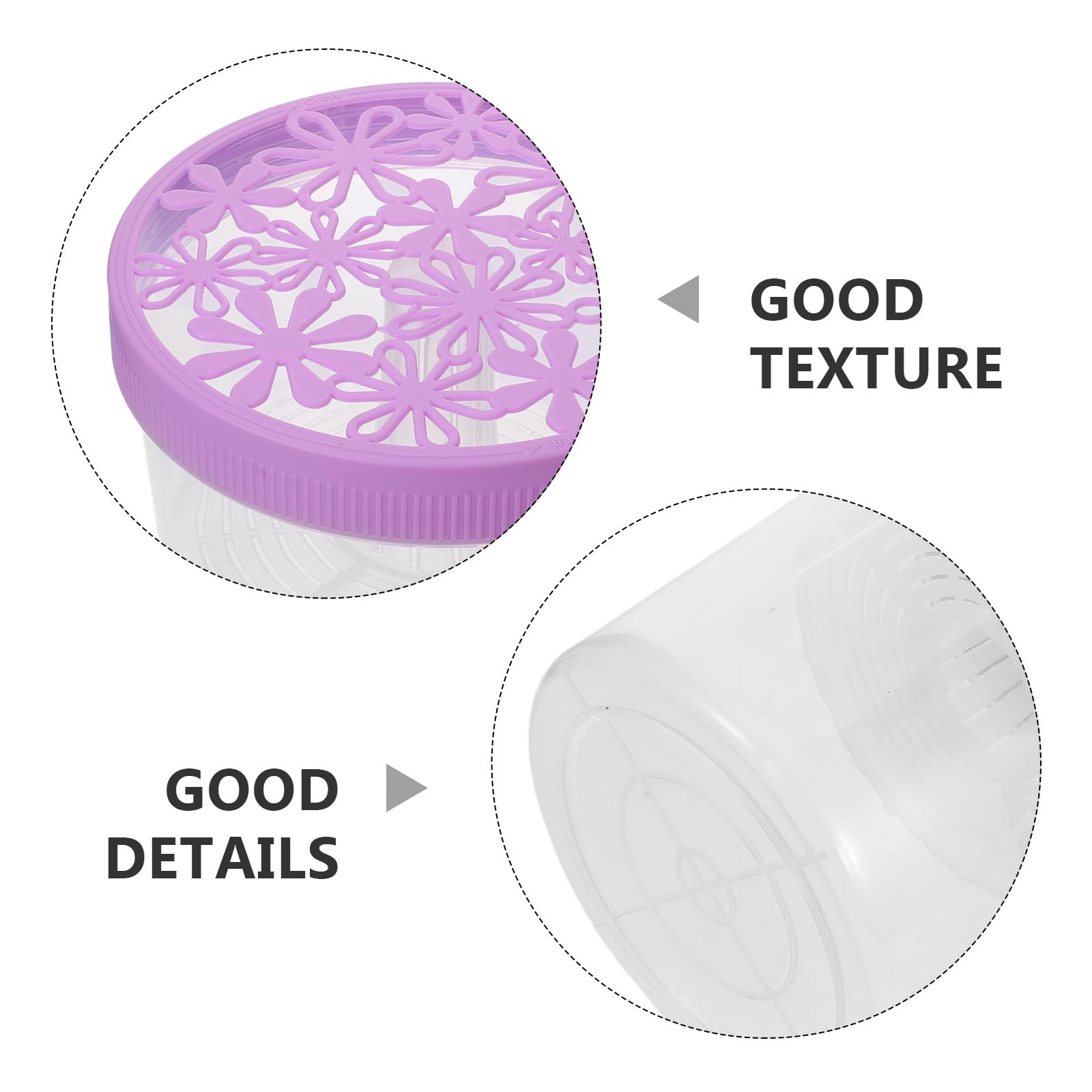 Alipis 6 unidades de absorbentes de humedad vacíos, a prueba de fugas, para bricolaje, rellenables, para deshumidificadores, armarios y baños, color morado.