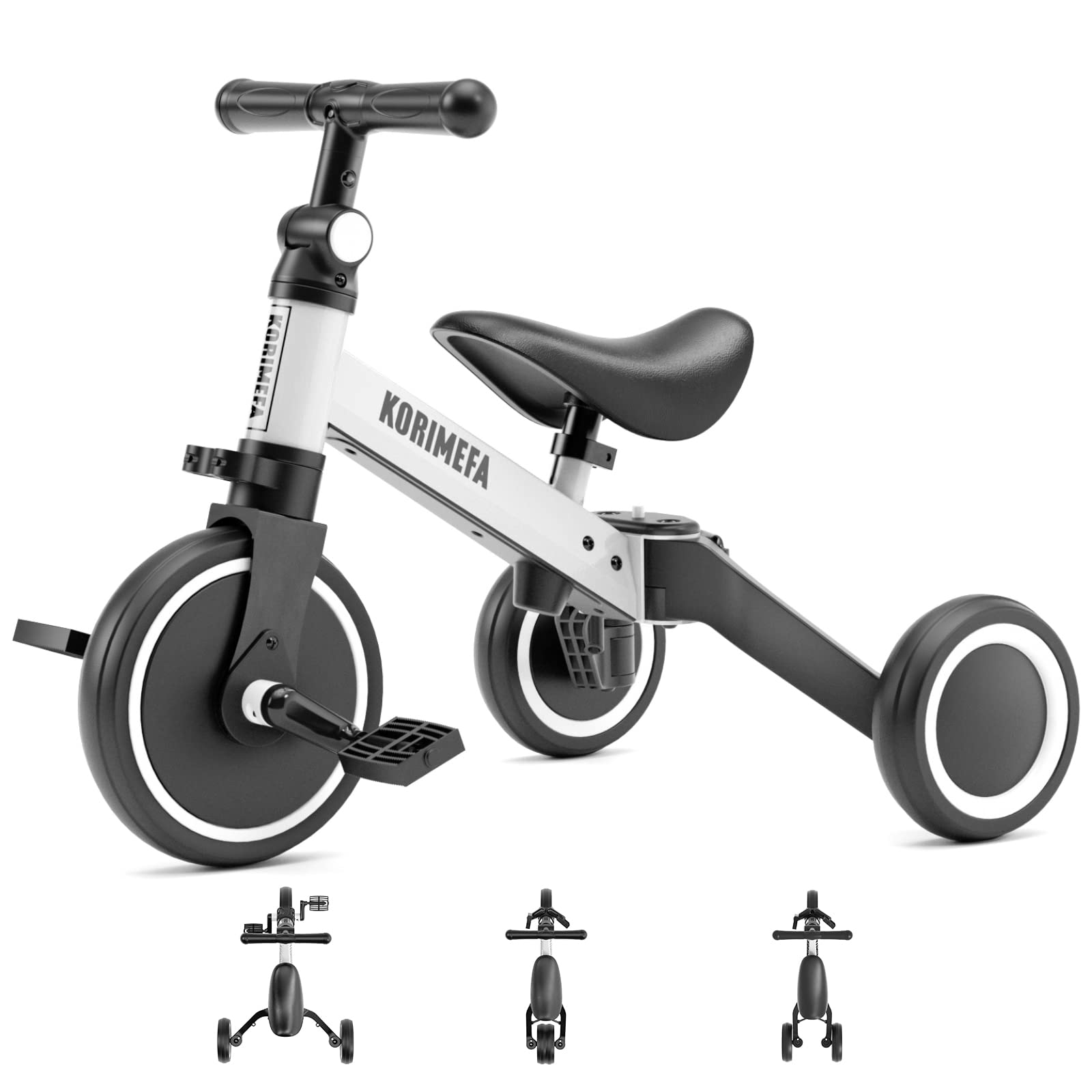 Buy KORIMEFA 5 in 1 Balance Bike Tricycles for 13 Years Old, Toddler