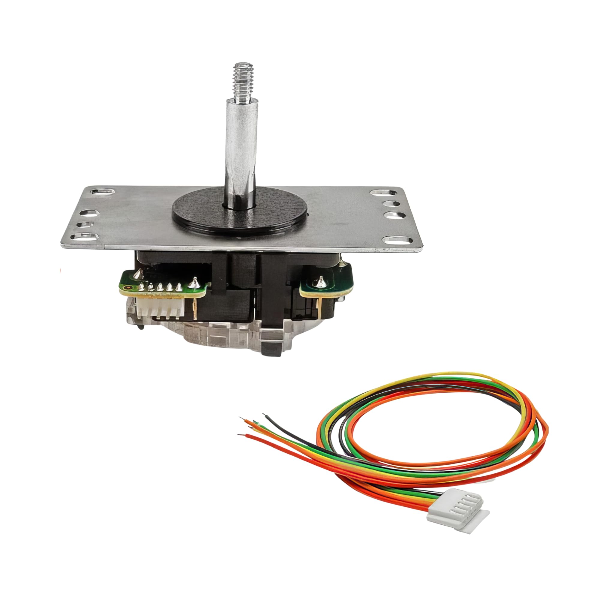 SANWA JLF-TP-8YT – Joystick rouge original – pour jeu d'arcade Jamma réglable sur 4 et 8 positions, compatible avec le joystick de tournoi Catz Mad SF4 (boule rouge), utilisation pour armoire de