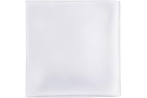 Opulent White Silk Pocket Square: Handcrafted Elegance for Discerning Gentlemen
