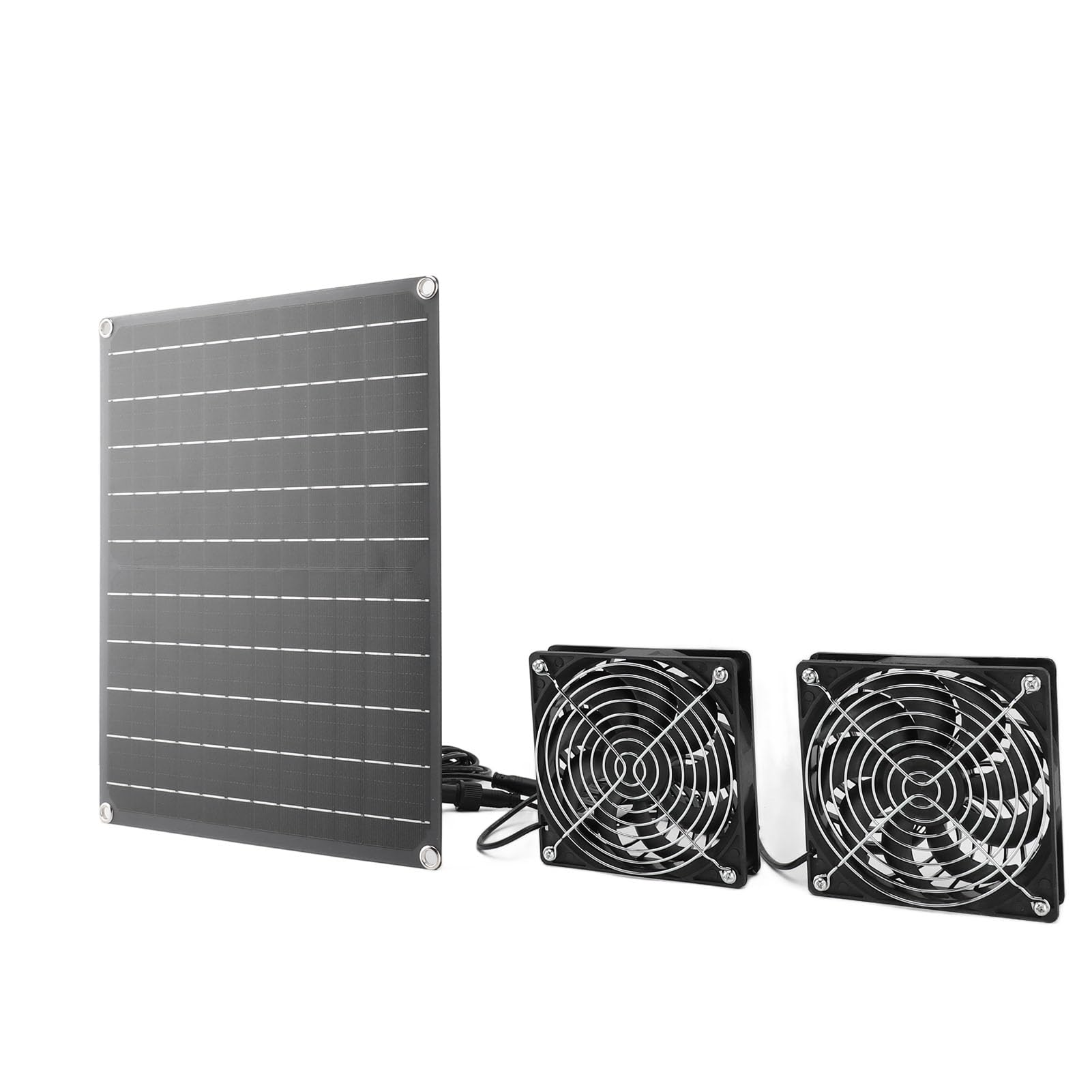 Generic Ventilatore Ad Energia Solare Scarico Durevole Monocristallino da 15 W per Locali Tecnici per Domestici