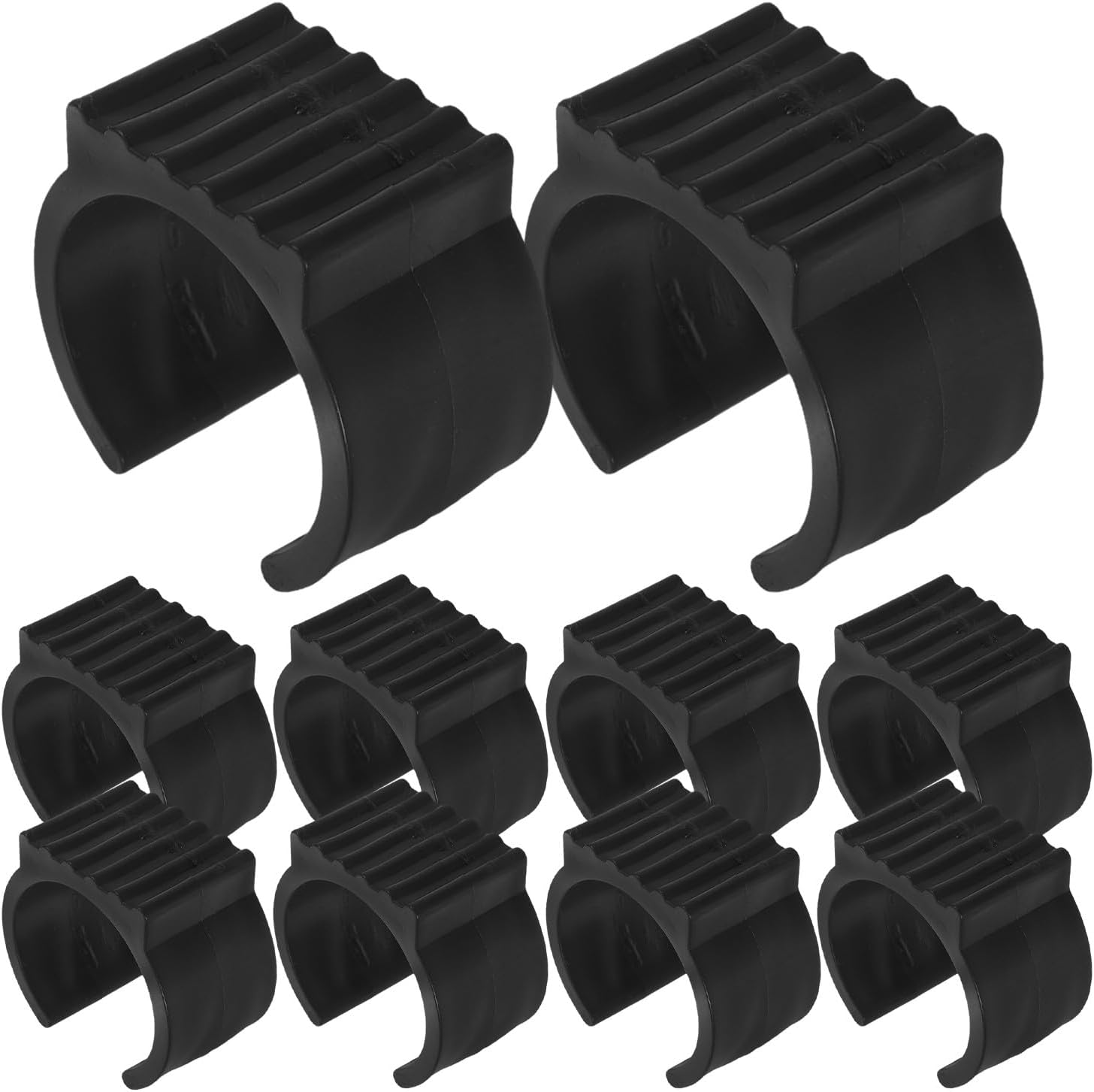 Toddmomy 20pcs Non-Slip Vinyl Hammock Stand Feet Pads for 1.5 Inch Diameter Tubing, Plastic Chair Leg Caps Floor Protectors for Outdoor Hammock Frame