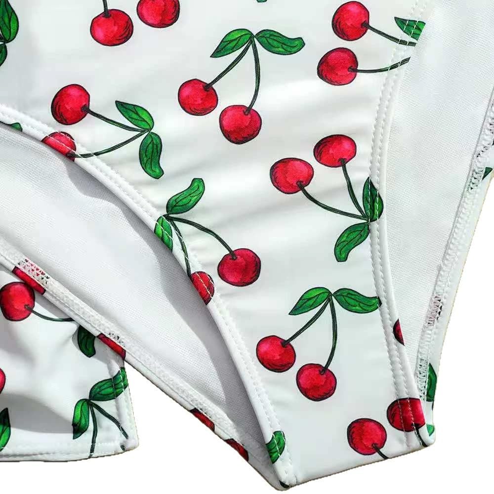Traje de baño de dos piezas con estampado floral para niñas, adecuado para niños mayores y adolescentes, ideal para verano, playa y fiestas en la piscina