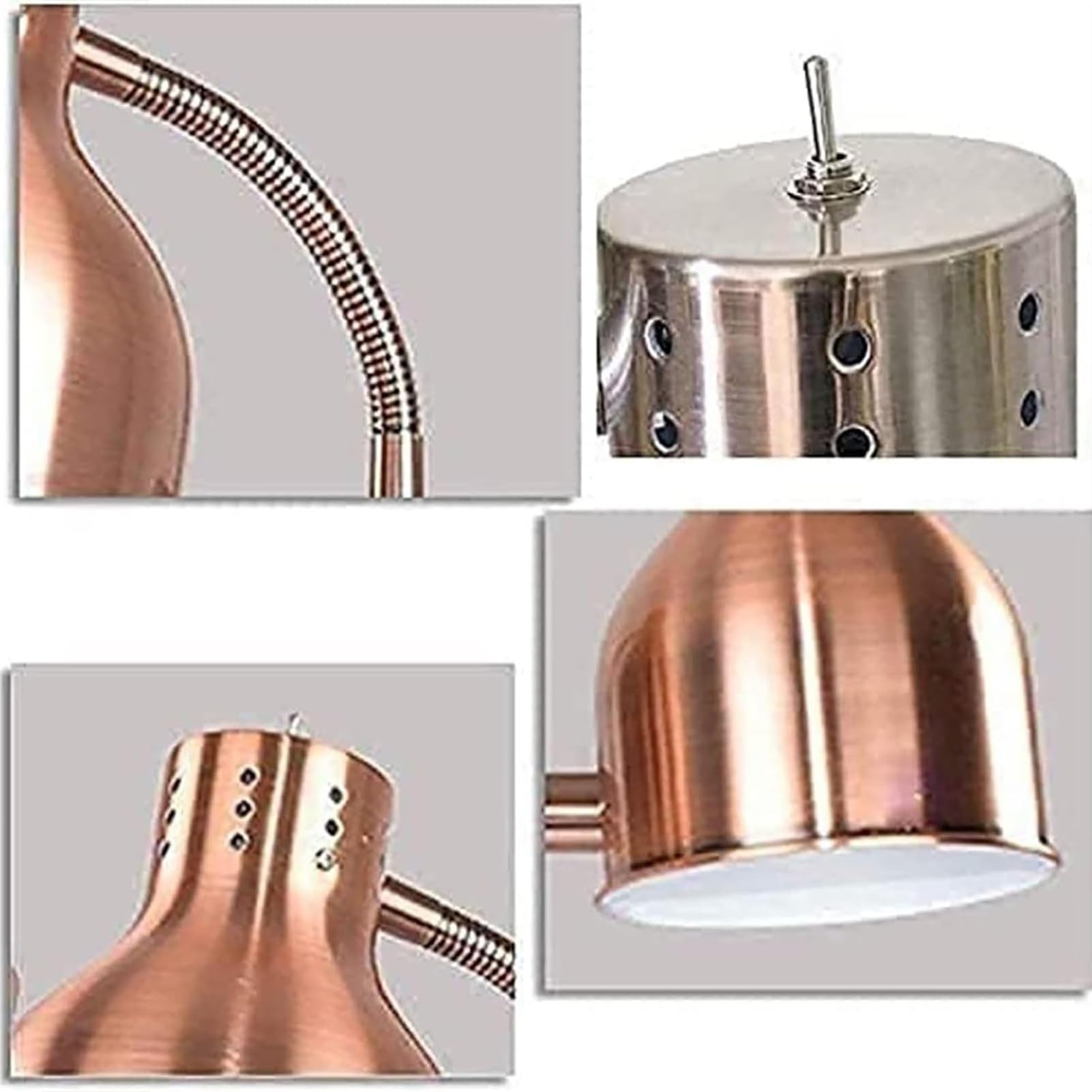 Komercyjna lampa grzewcza do żywności, 250 W, wolnostojąca lampa grzewcza w formie bufetu do kuchni, pojedyncza żarówka ciepła do restauracji bufet do użytku domowego