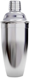 ALUYF Shaker da Cucina in Acciaio Inox 750 ml Shaker per Cocktail di Alta qualità per Le Famiglie di Bevande Miste Bar Festa di Natale Regalo di Shaker per Whisky Martini
