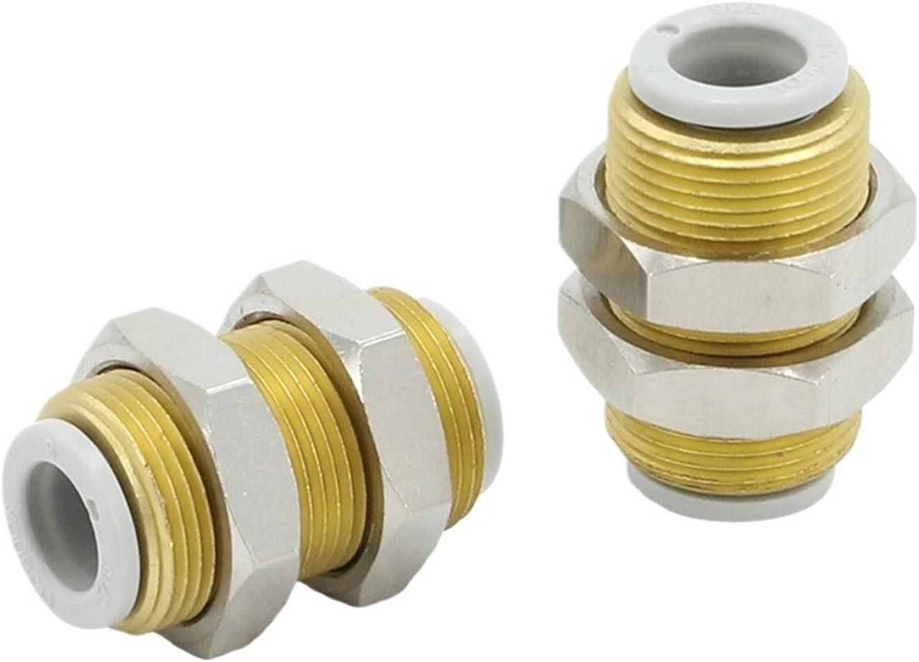 Pneumatic connector KQ2E clapboard straight-through air pipe through board type quick plug-in two-way(KQ2E10-00)