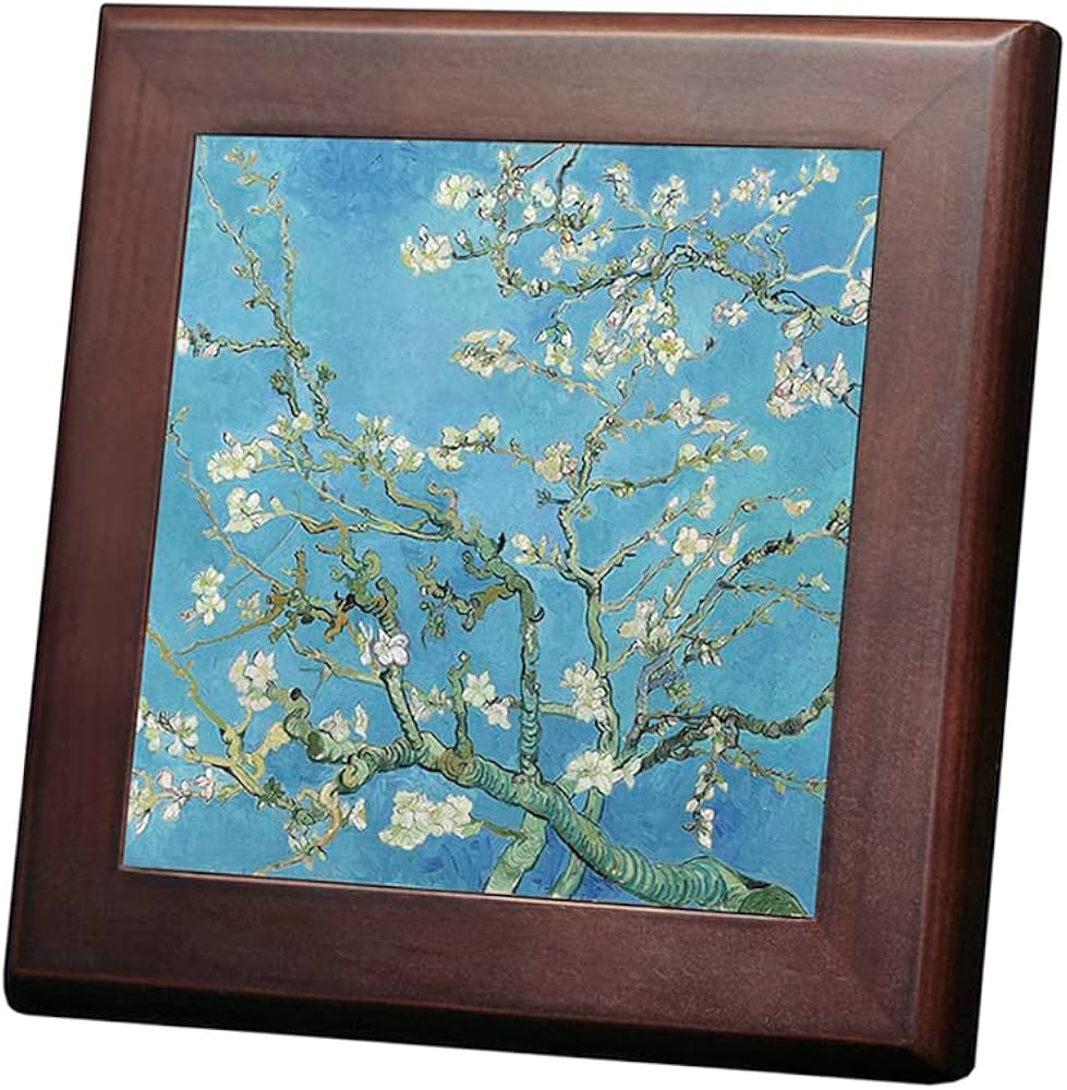 額装済/花咲くアーモンドの小枝/ゴッホ 額装済/花咲くアーモンドの小枝/ゴッホ