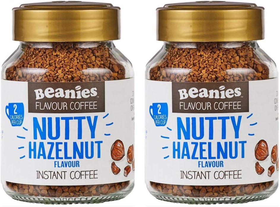 Beanies Nutty Hazelnut 2 x 50g Jars