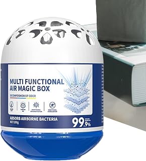 Purificador De Aire - 200g Ambientador Natural Sin Batería,Recolector de polvo de limpieza de aire,para espacios pequeños como Gabinete Cocina Oficina Sala de estar
