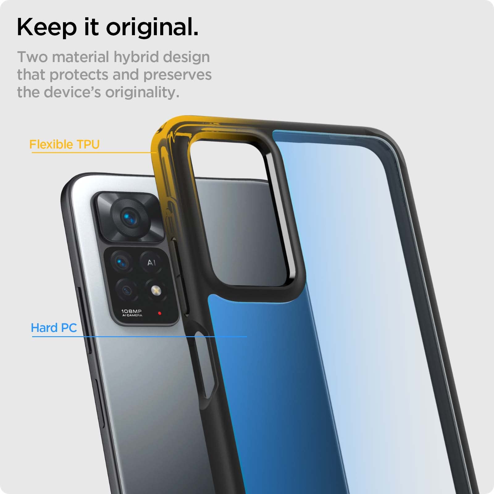 Spigen Ultra Hybrid Designed for Xiaomi Redmi Note 11 Pro