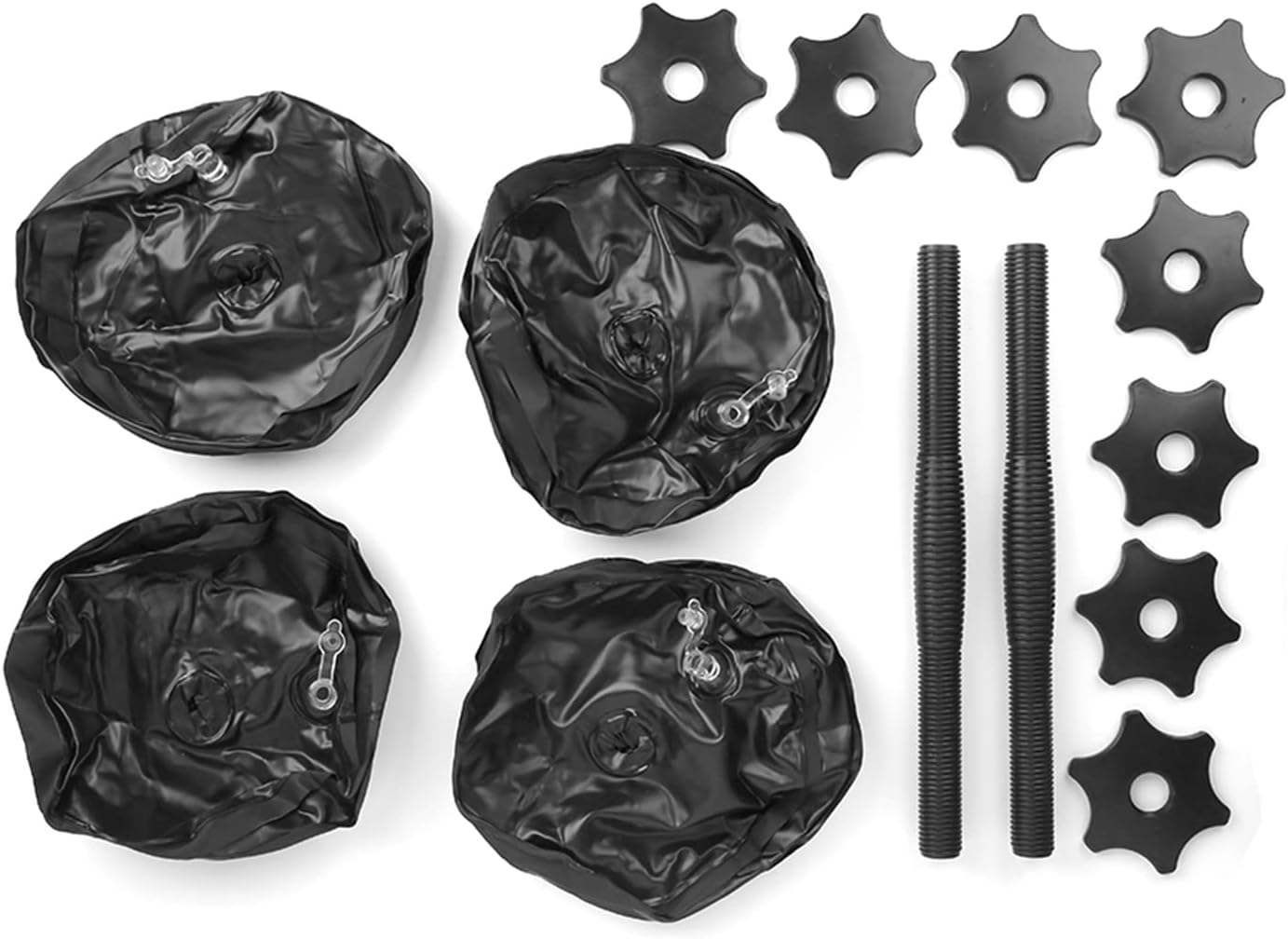 Water Filled Dumbbells Set, 8-10kg Portable PVC Travel Dumbbells, Adjustable Fitness Dumbbell Yoga Dumbbells for Workout, Fitness, Body Building and Shaping