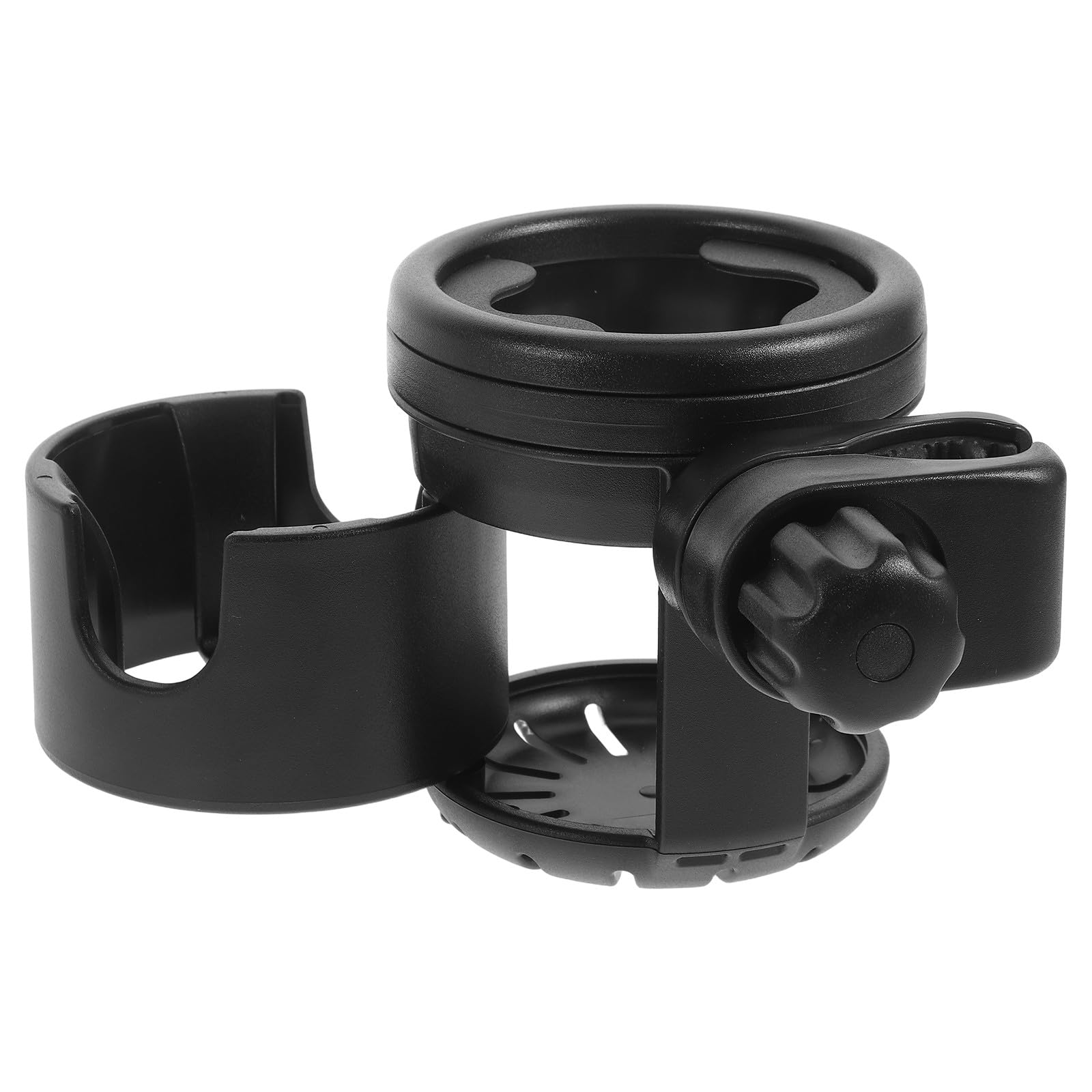 Lurrose Portabicchiere per passeggino, impugnatura sicura antiscivolo per | Portabevande per passeggino, compatibile con barre per passeggino da 23-40 mm, impugnatura antigoccia, facile installazione,