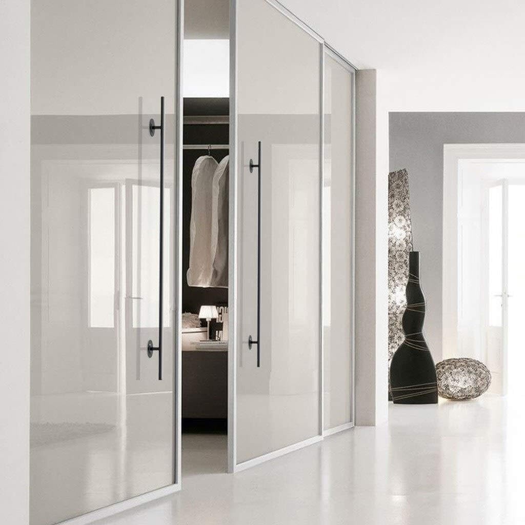 The Version Can Paste Glass Door Handles Commercial Zinc Alloy Tubular Barn Door Wooden Door Sliding Door Handle(250 * 160mm)