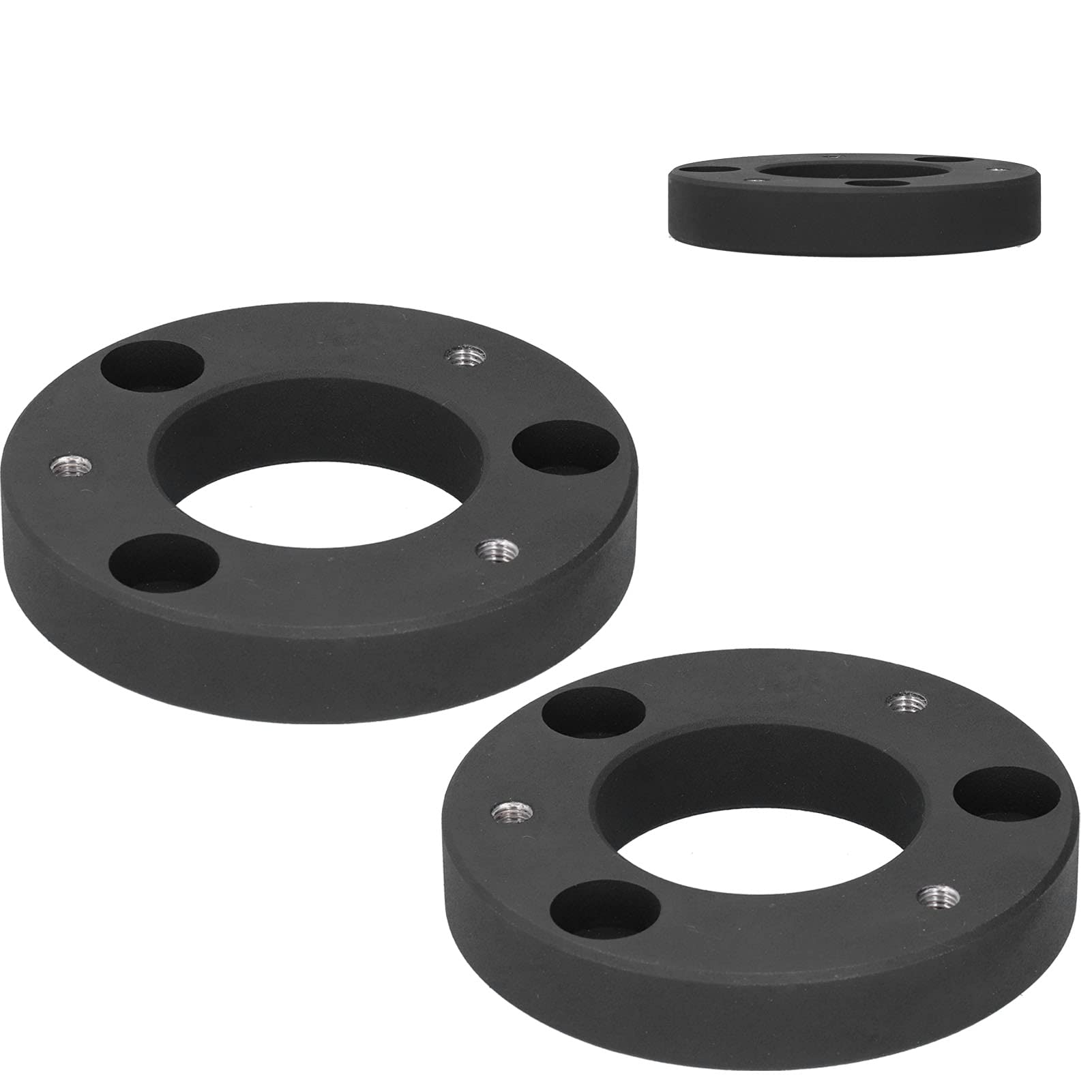 Kit de elevación de nivelación frontal de 1.5 pulgadas, espaciadores de nivelación de acero al carbono para automóvil, kit de elevación de suspensión ajustable, compatible con 2004-2021 4WD