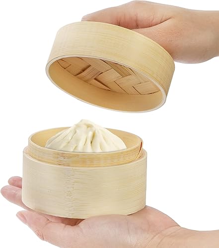 Miniatura 5 de Lyellfe Paquete de 3 soportes de barra de bambú, jaboneras naturales con tapa de red de espuma, bandeja redonda para champú, caja ahorradora de