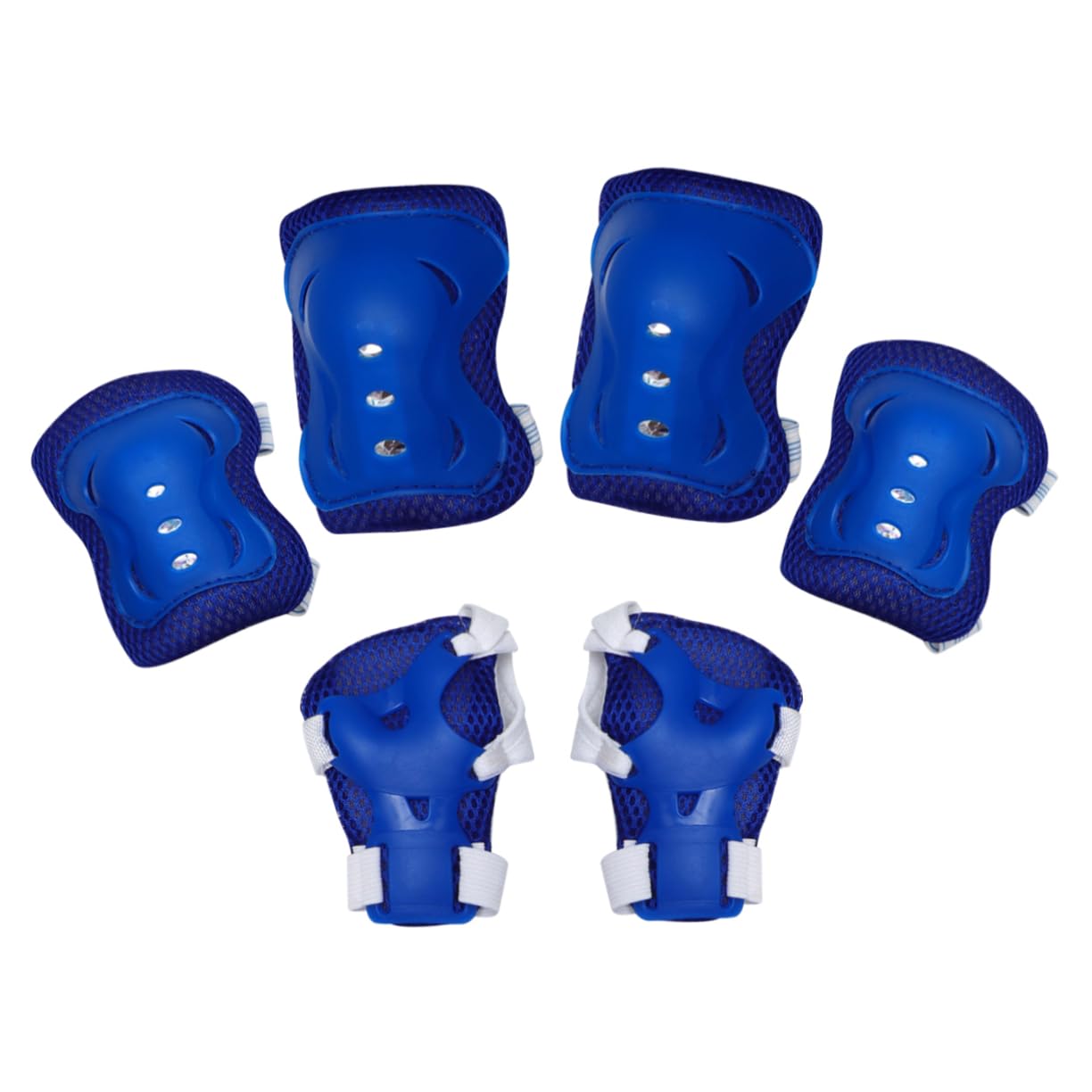 POPETPOP 1 Set 6pcs Sports Wrist Guard Skate Safety Skating for Cycling Accessories Pads Bicycle Accessories Boy Equipment Youth Scooter Biking Blue