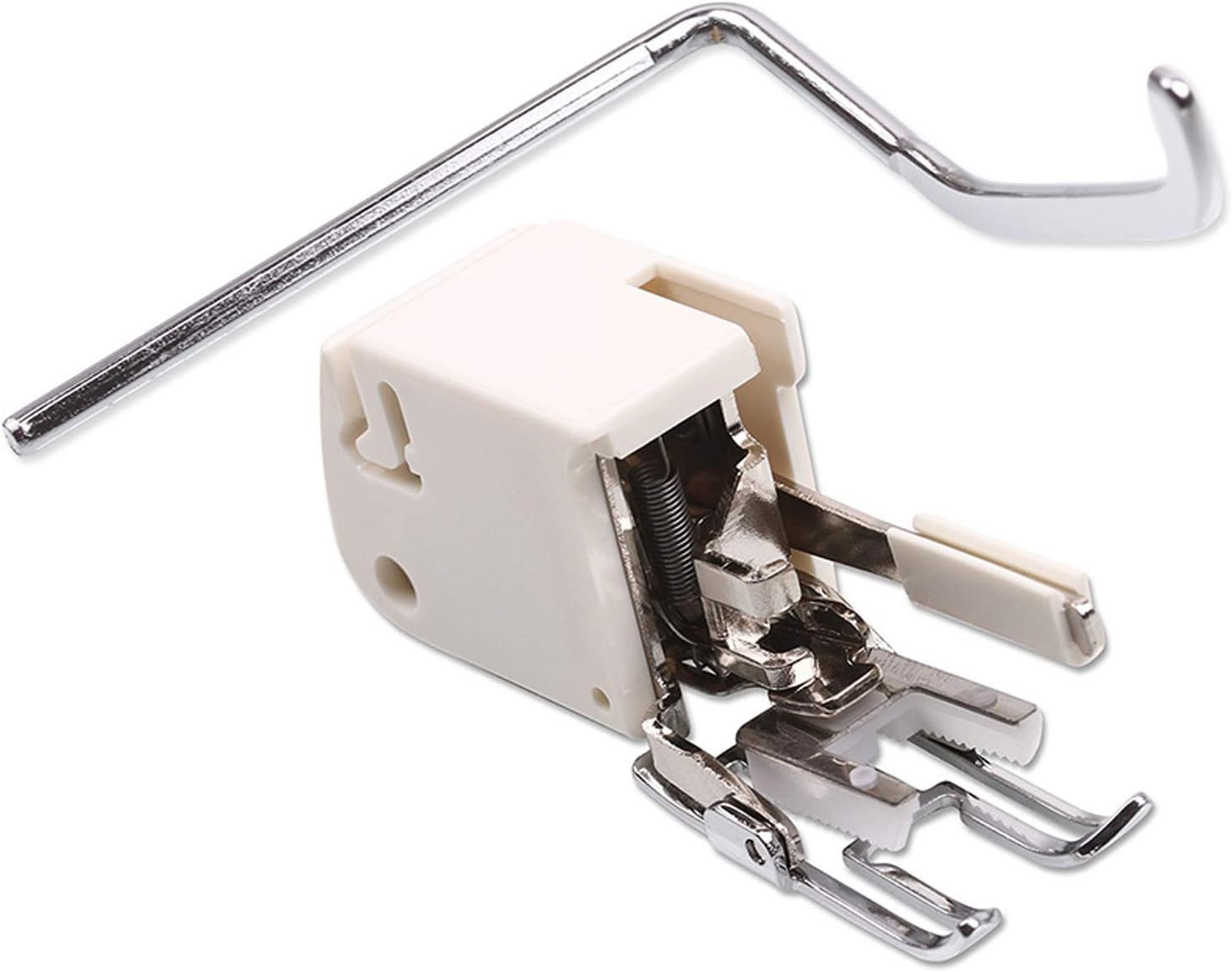 DREAMSTITCH 200339007 Low Shank Open Toe Walking Presser Foot for Babylock, Elna