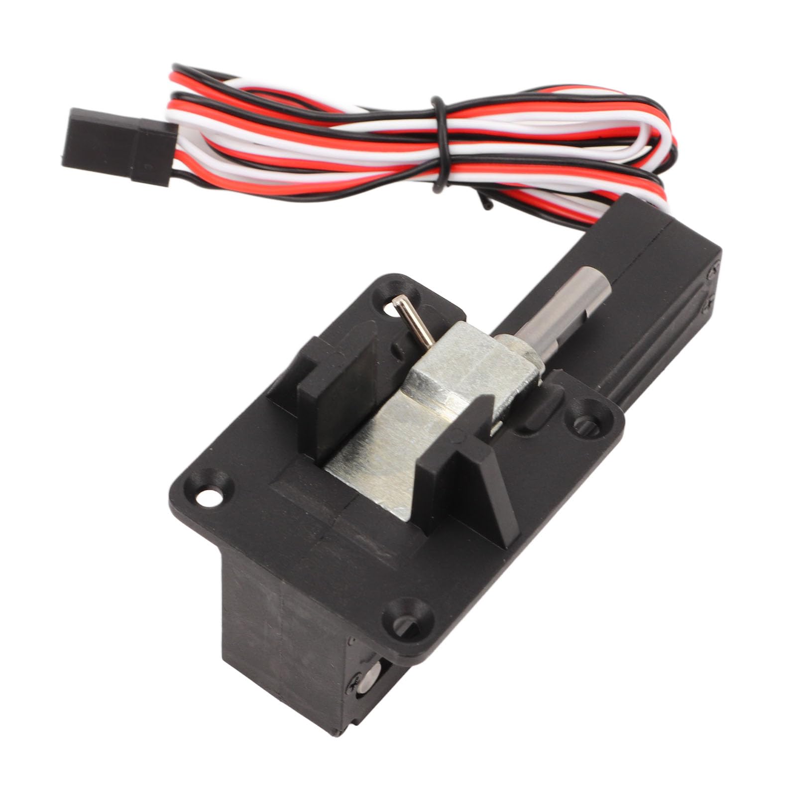 Drfeify RLG4 Tren de Aterrizaje Retráctil Electrónico RC de 90 Grados, Engranaje de Dirección de Aleación de Aluminio con Doble Absorción de Impactos, para Modelo de Avión de ala Fija