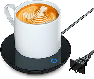 Coffee Cup Warmer for Desk, Mug Warmer Coffee Warmer 8H Auto Shut Off, Coffe Mug Warmer, Electric Cup Warmer Electric Beverage Warmer, Cup Warmer for Coffee, Mug Heater with 2 Temperature Settings
